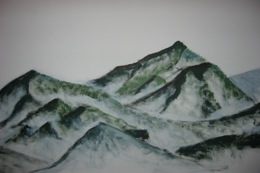 Mountain drawing